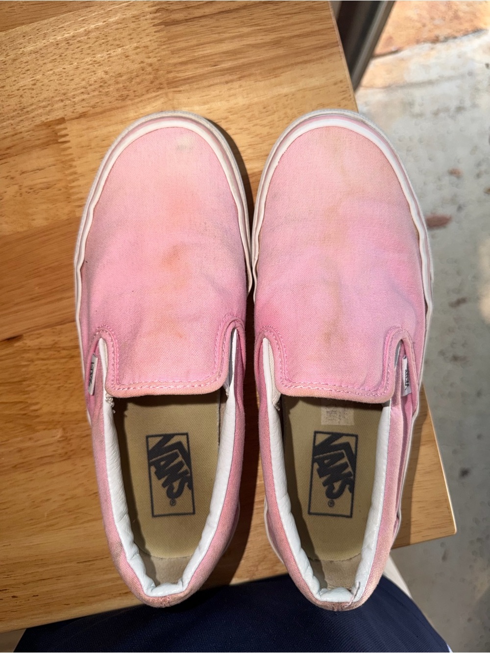 Vans Slip-On Canvas Sneakers - Light Pink - Picture 5 of 5